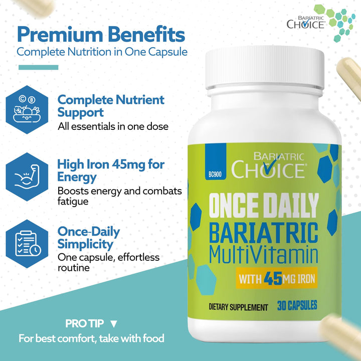 Bariatric Choice Multivitamin, Once Daily, 1 Month