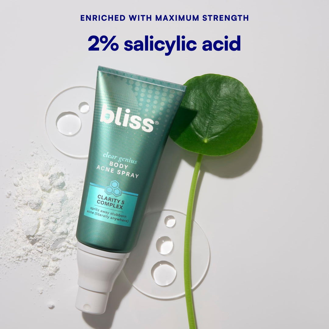 Bliss Clear Genius Salicylic Acid Body Acne Spray, 3.5 fl oz