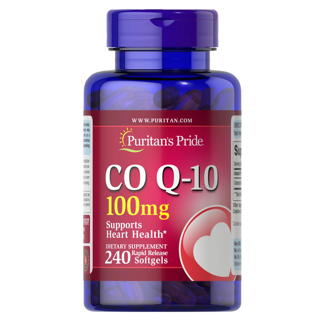 Puritan's Pride CoQ10, 100 mg, 240 Count