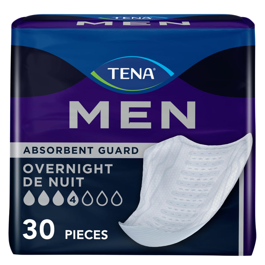 TENA Men Overnight Guard, 30 Count