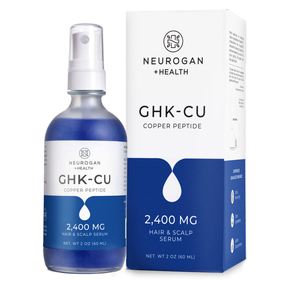 Neurogan GHK-Cu Hair and Scalp Serum, 4% Copper Peptides, 2400 mg