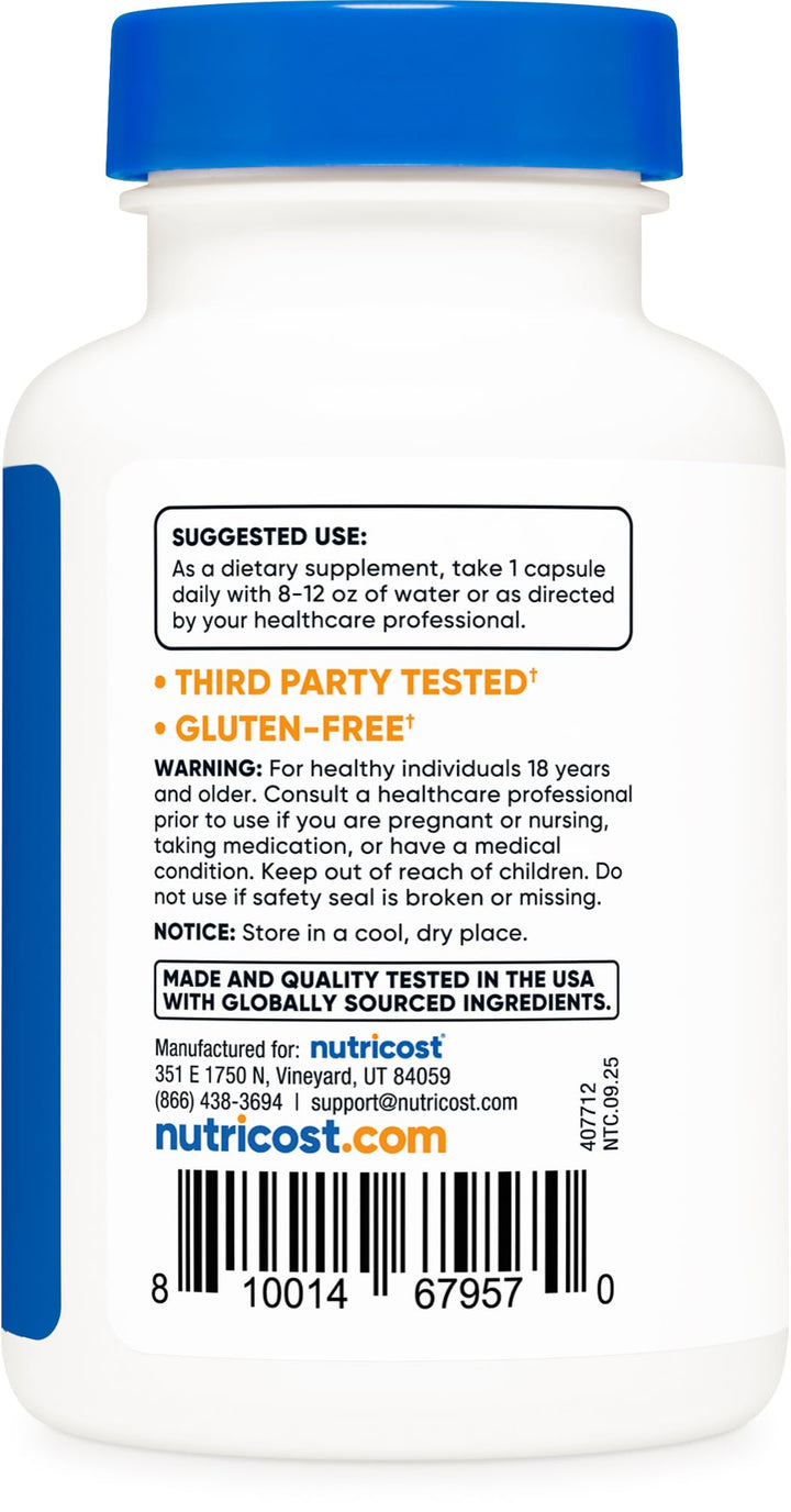 Nutricost Yohimbine HCl, 5 mg, 120 Count