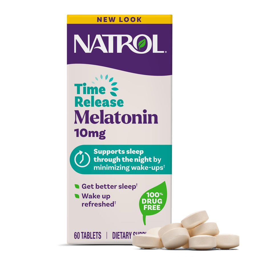 Natrol Melatonin Advanced Sleep Tablets, 10 mg, 60 Count