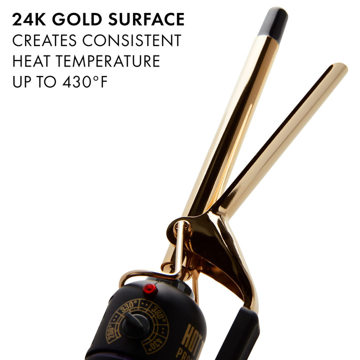 Hot Tools Pro Artist 24K Gold Curling Iron, 1/2 in