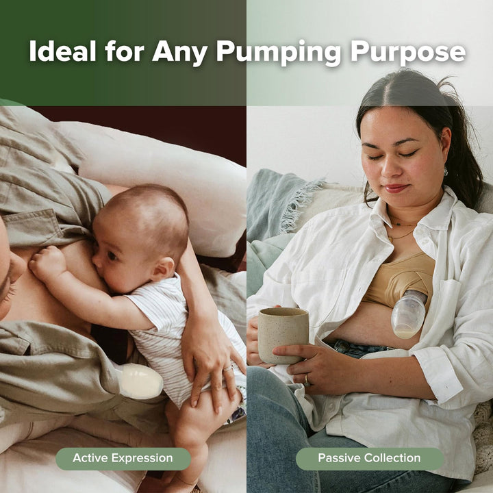 HAAKAA Manual Breast Pump, Clear, 4 oz