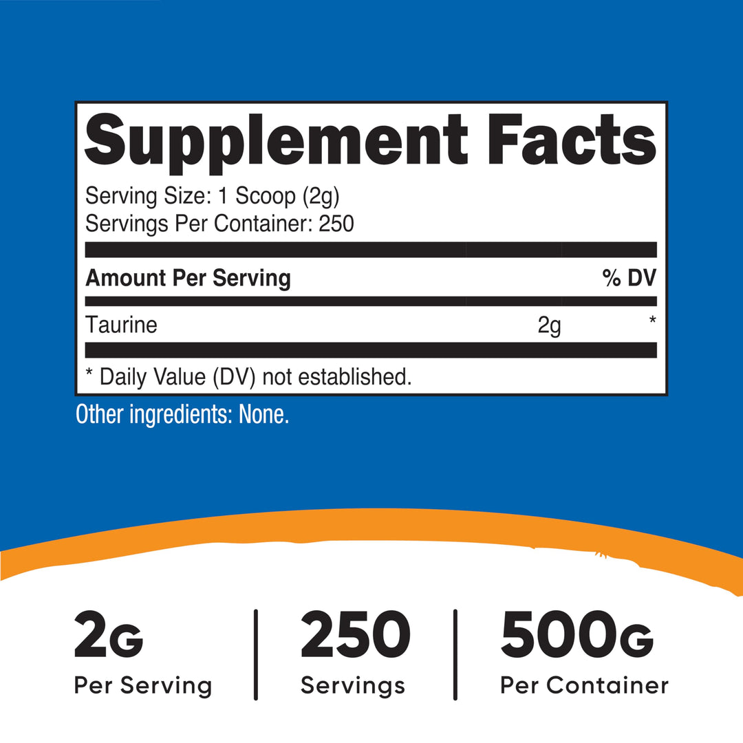 Nutricost Taurine Powder, 500 g
