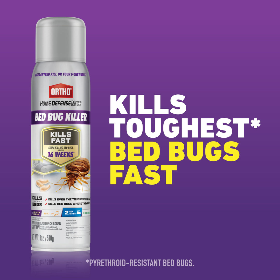 Ortho Home Defense Max Bed Bug Killer, Aerosol, 18 oz