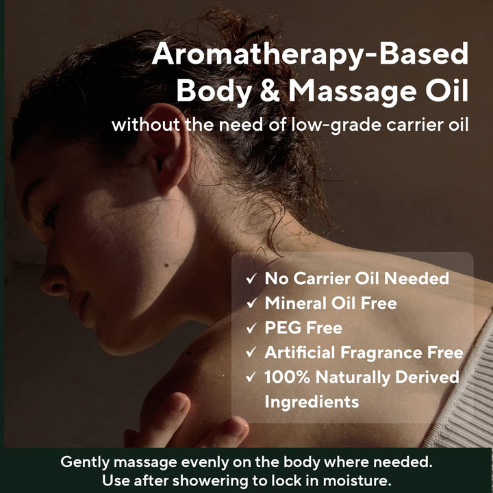 AROMATICA Awakening Body Oil, Peppermint & Eucalyptus, 100 ml