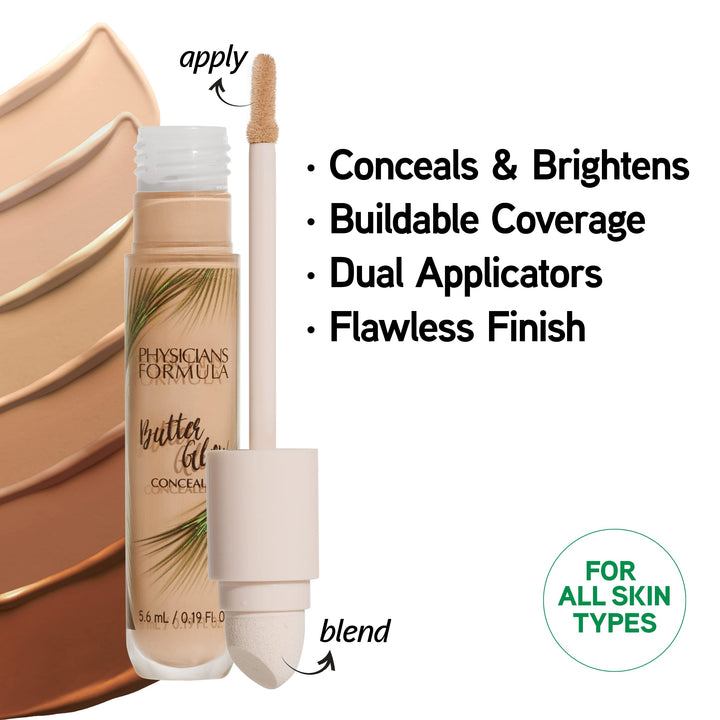 Physicians Formula Butter Glow Concealer, Light to Medium