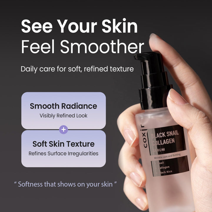 Coxir Black Snail Collagen Serum, 50 ml