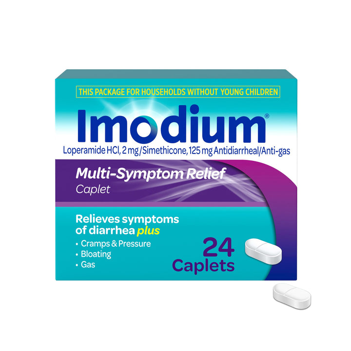 Imodium Multi-Symptom Relief Caplets, 24 Count