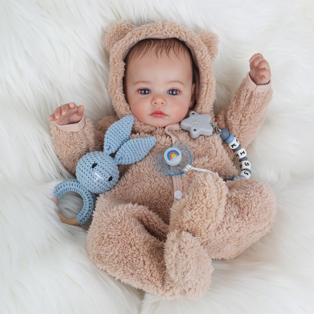 KSBD Reborn Baby Doll, Boy, 18 Inch