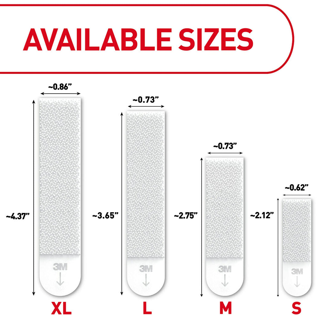 Command Medium Picture Hanging Strips, White, 6 Count