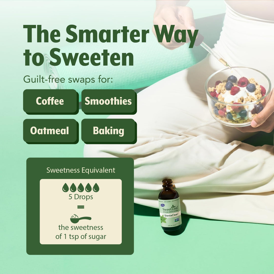 SweetLeaf SteviaClear Liquid Sweetener, 4 fl oz