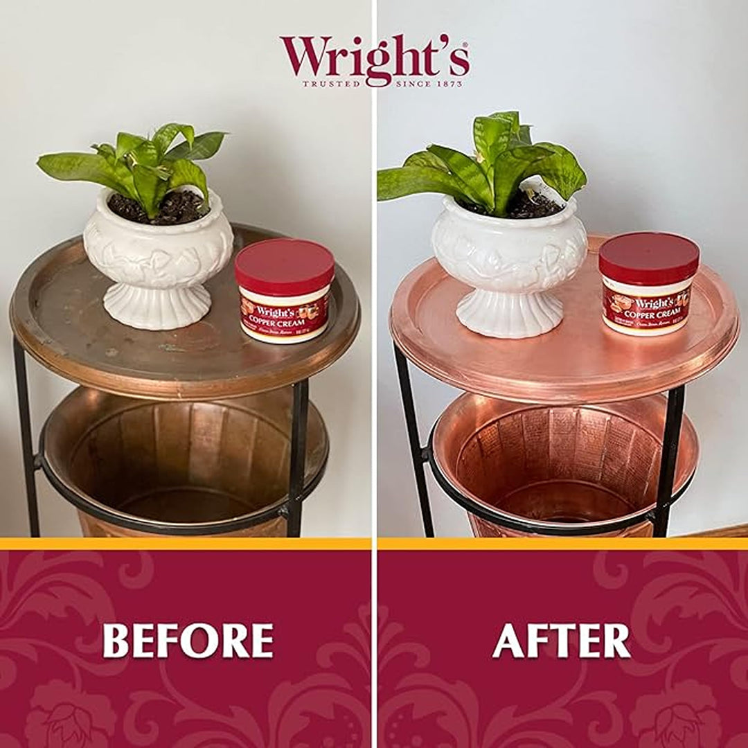 Wrights Baking Copper Brass Cream Cleaner, 8 oz