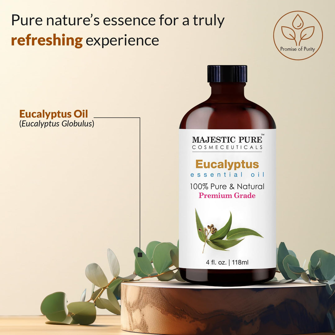 Majestic Pure Eucalyptus Essential Oil, 4 fl oz