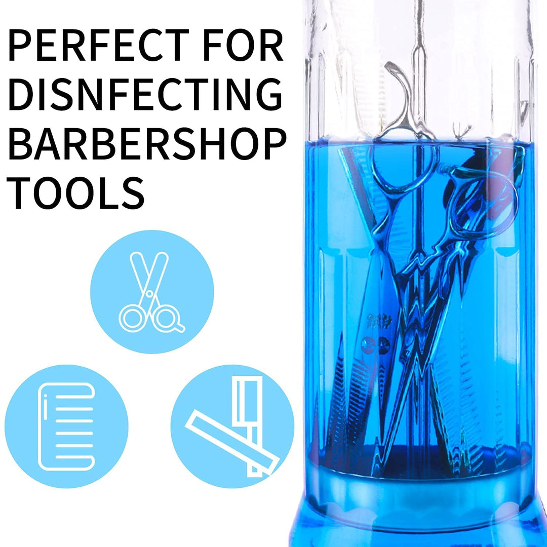ZIBARBER Glass Disinfectant Jar, 50 oz