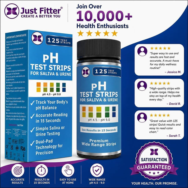 Just Fitter pH Test Strips