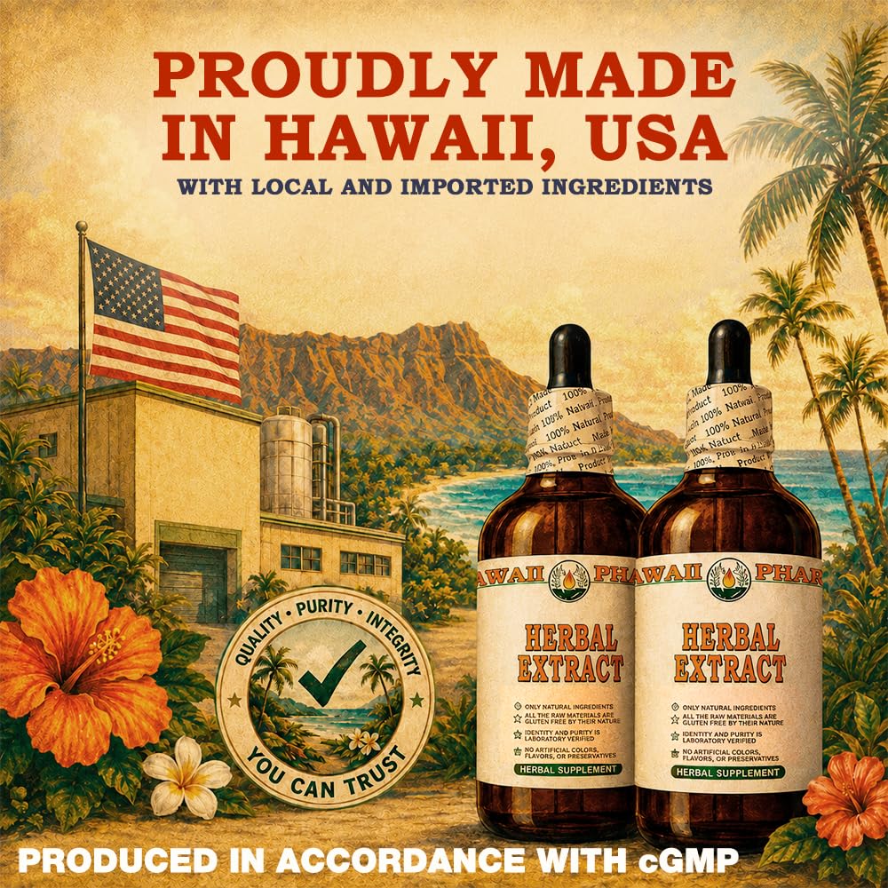 HawaiiPharm Corn Silk Alcohol-Free Liquid Extract, Organic, 2 fl oz