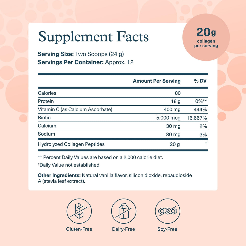 Youtheory Collagen Powder, Vanilla, 10 oz