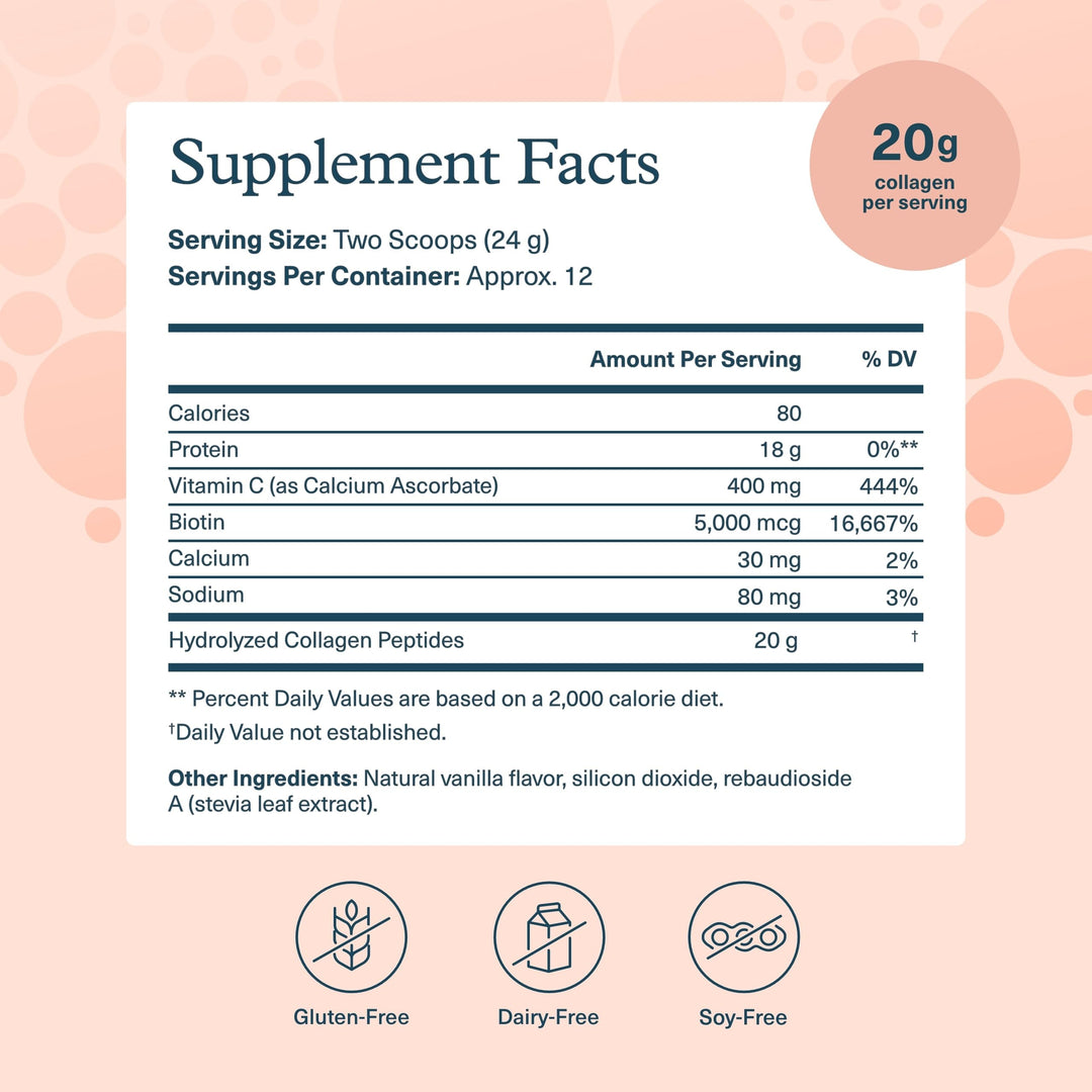 Youtheory Collagen Powder, Vanilla, 10 oz