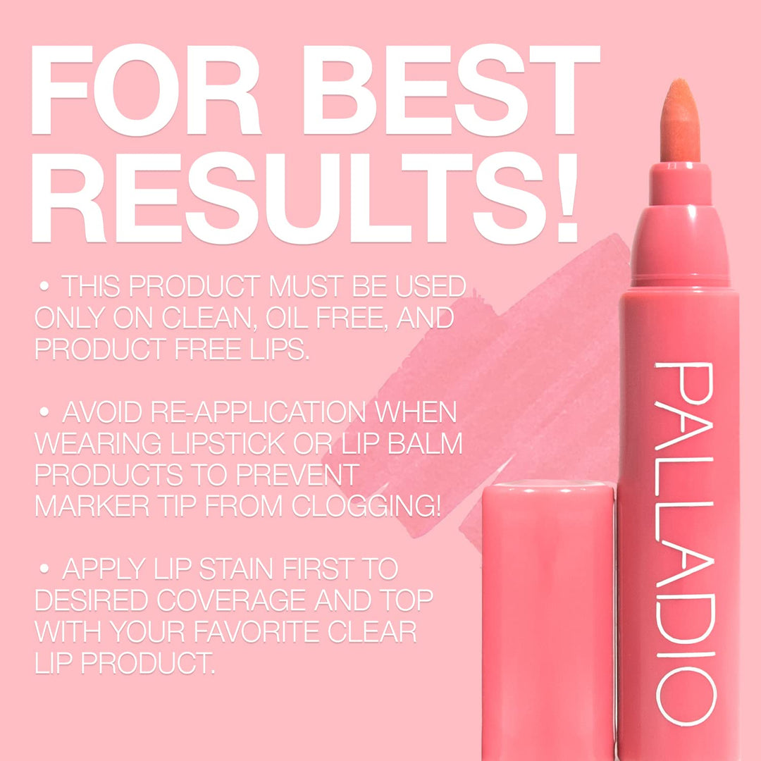 Palladio Lip Stain, Nude