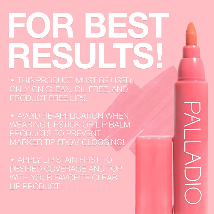 Palladio Lip Stain, Nude