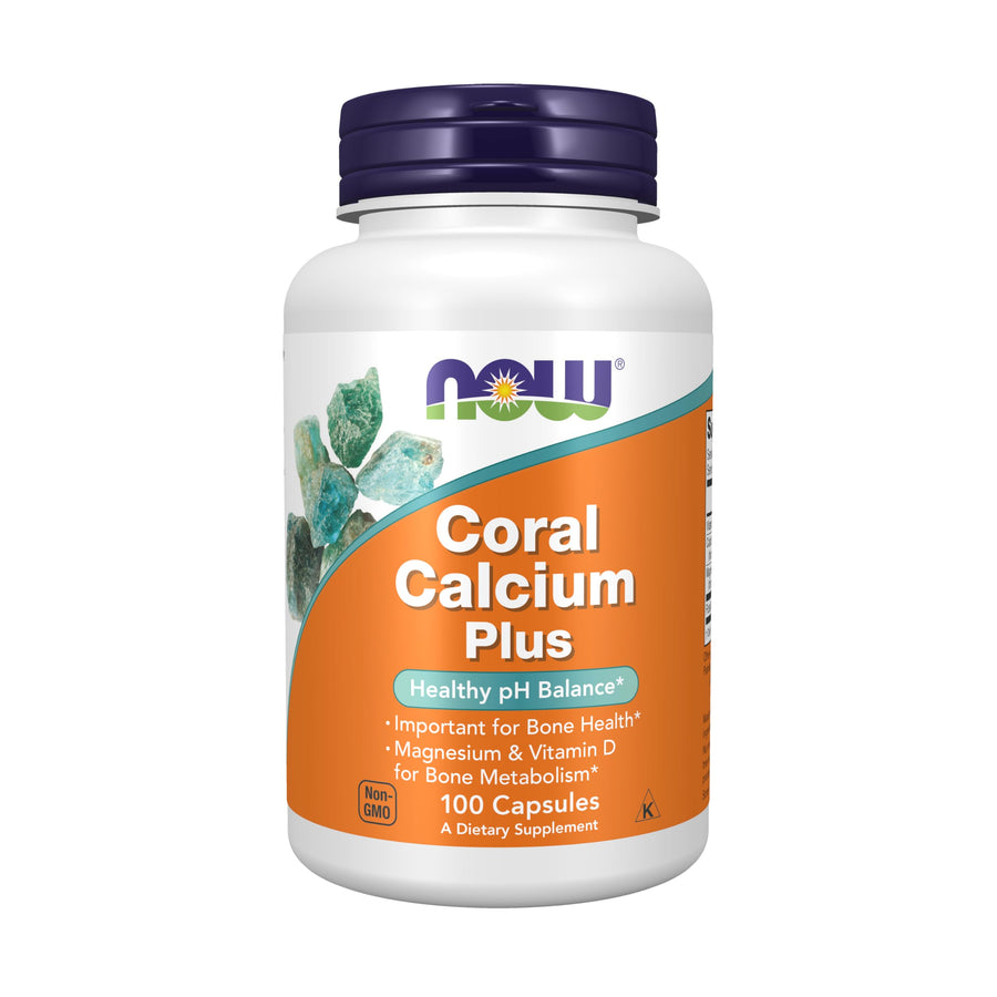 NOW Coral Calcium Plus, 100 Count