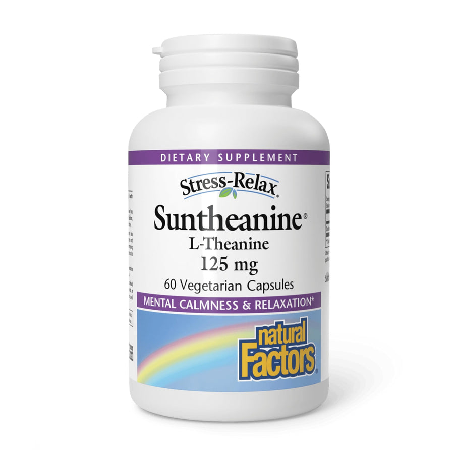 Natural Factors Stress Relax L-Theanine, 125 mg, 60 Count
