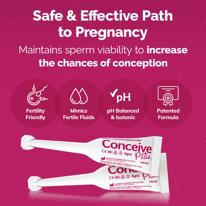 Conceive Plus Fertility Lubricant, 8 Count