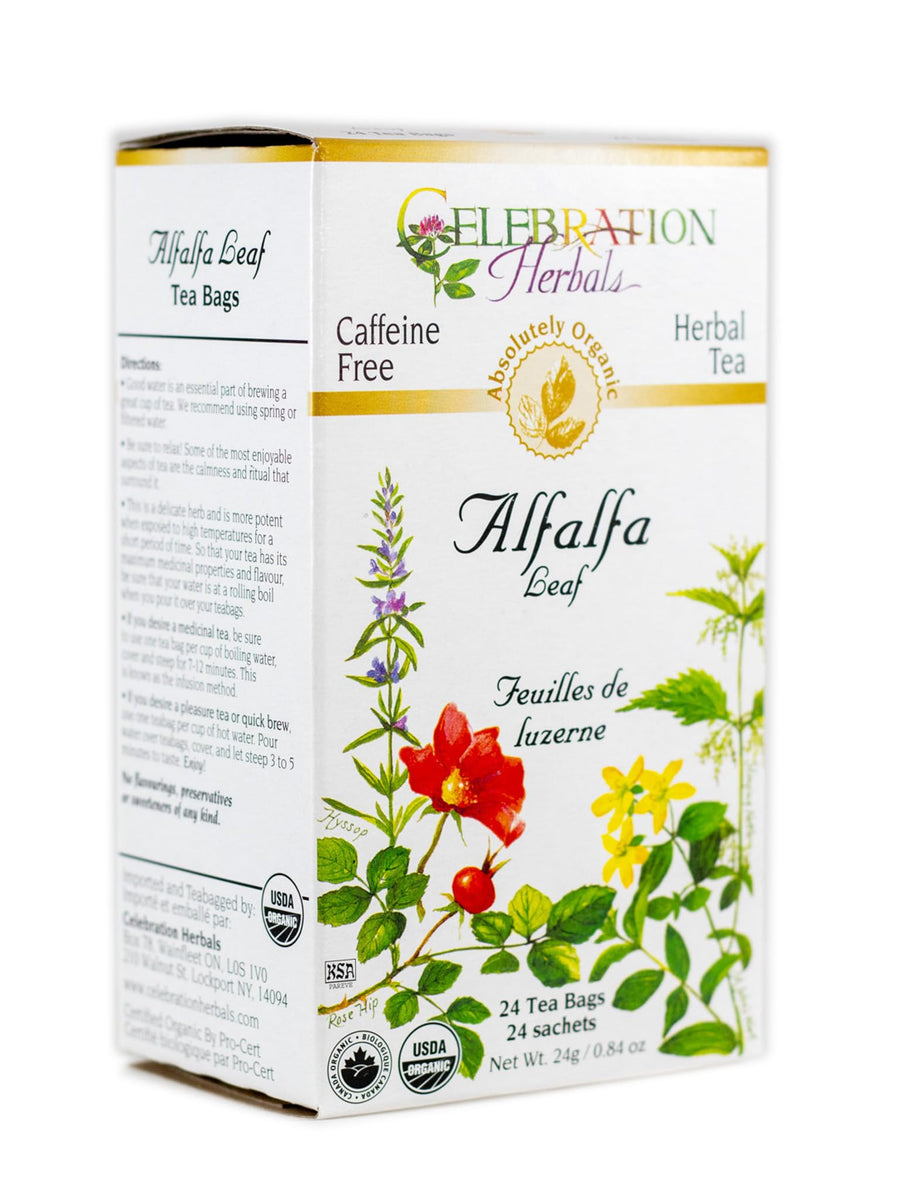 Celebration Herbals Alfalfa Leaf Tea, Organic, 24 Count