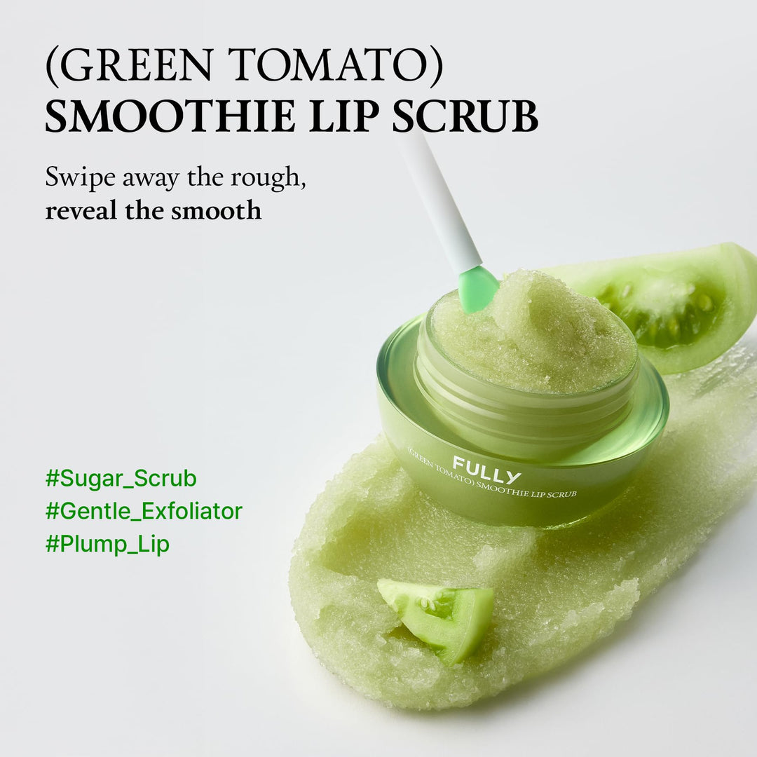 FULLY Green Tomato Smoothie Sugar Lip Scrub, 0.42 oz