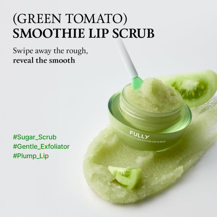 FULLY Green Tomato Smoothie Sugar Lip Scrub, 0.42 oz