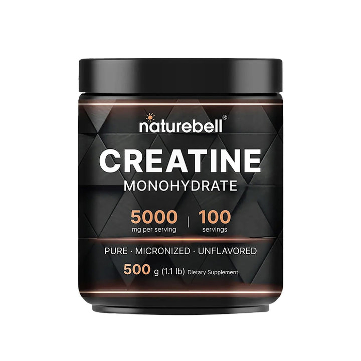 NatureBell Creatine Monohydrate Powder, 5000 mg, 500 g