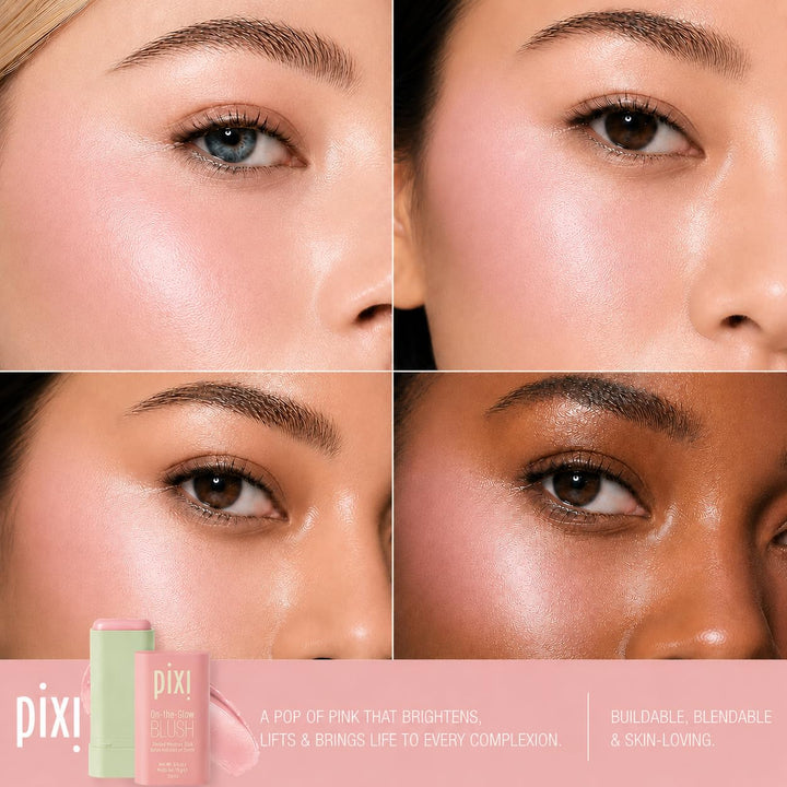 Pixi On-The-Glow Cream Blush Stick, Fleur