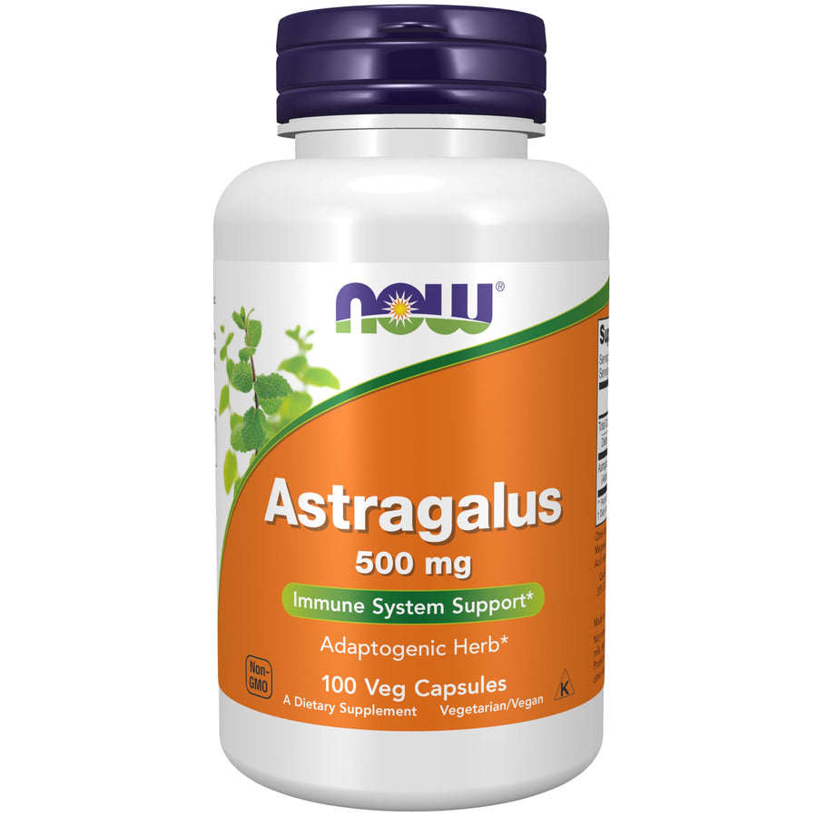 NOW Astragalus 500 mg, 100 Count