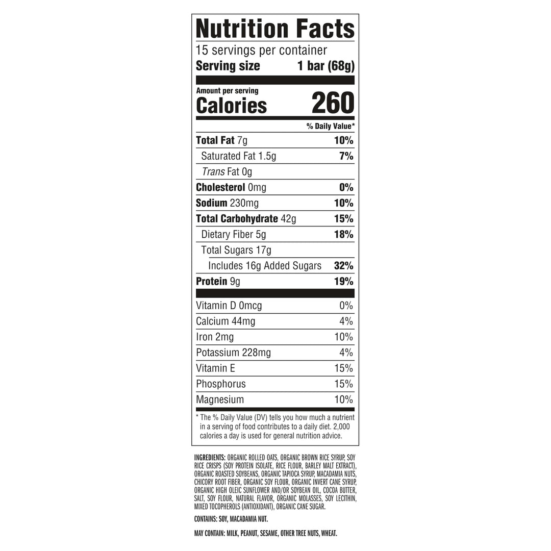 CLIF Bar Protein Energy Bars, White Chocolate Macadamia Nut, 15 Count