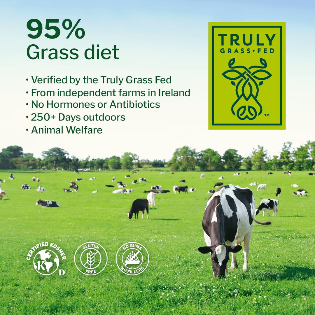 Opportuniteas Grass Fed Whey Isolate Protein Powder, Unflavored, 1 lb