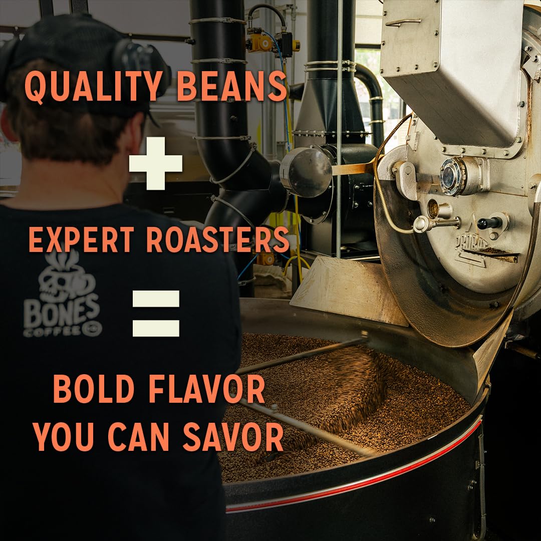 Bones Coffee Company Ethiopia Ground Coffee, 12 oz
