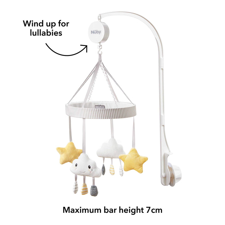 Nuby Musical Cot Mobile, Cloud and Star