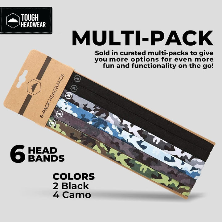 Tough Headwear Thin Elastic Headbands