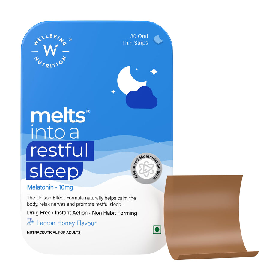 WELLBEING NUTRITION Melts Restful Sleep, 5 mg, 30 Count