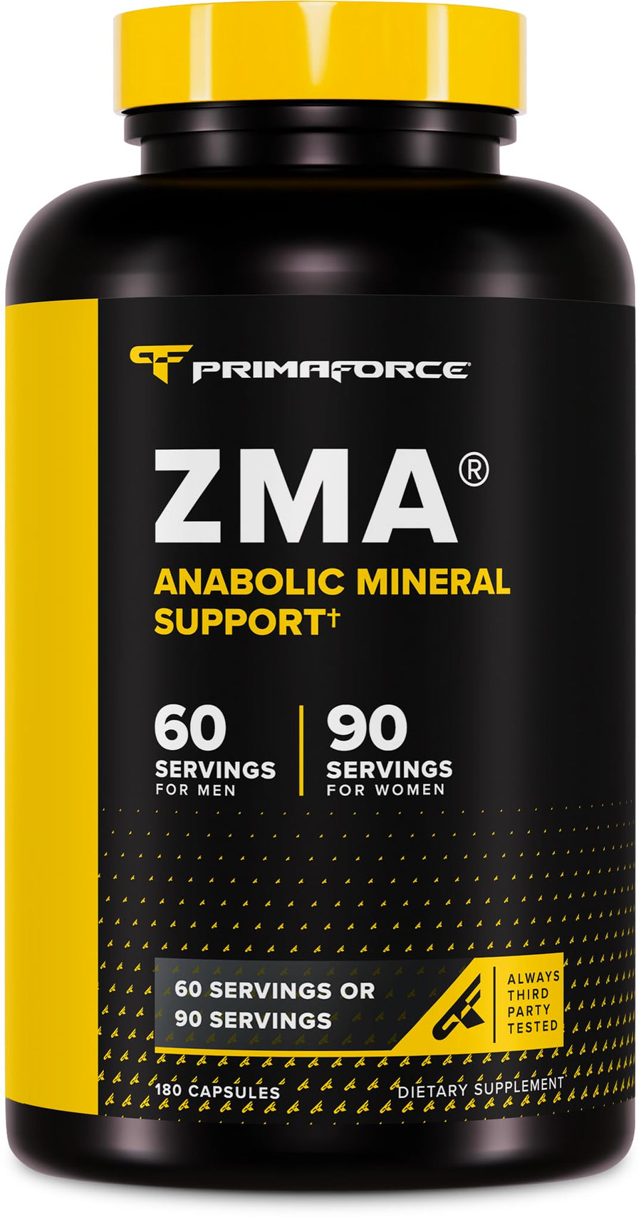 Primaforce ZMA Dietary Supplement, 180 Count