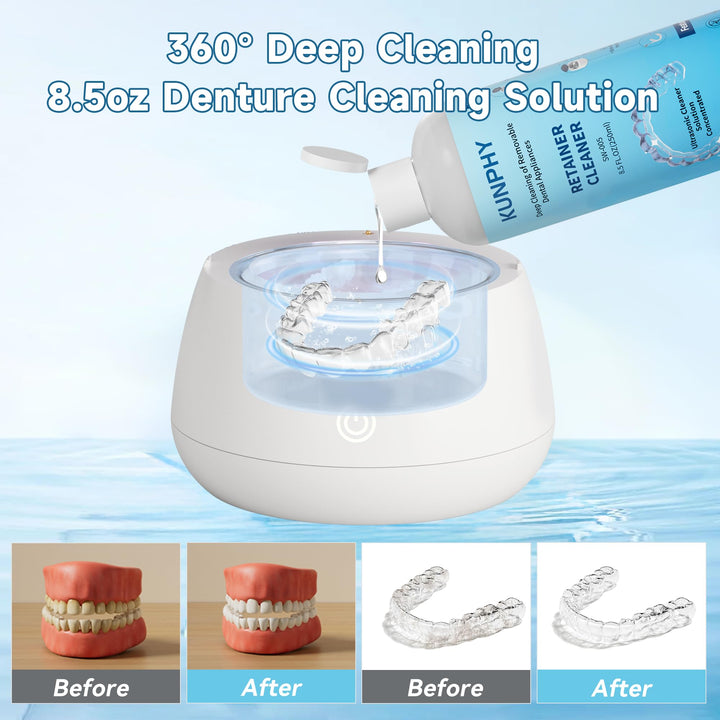 kunphy Ultrasonic Retainer Cleaner Solution, 8.5 oz