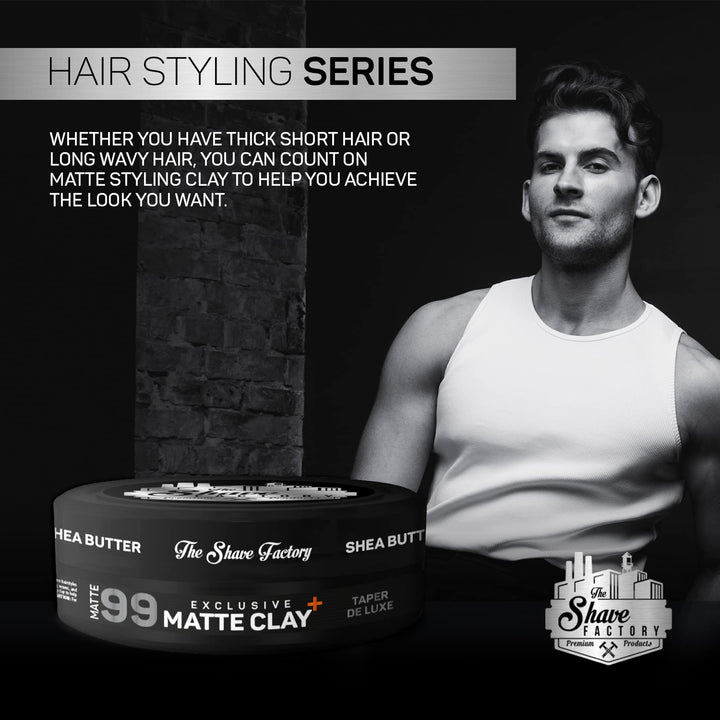 the shave factory Matte Clay, 150 ml