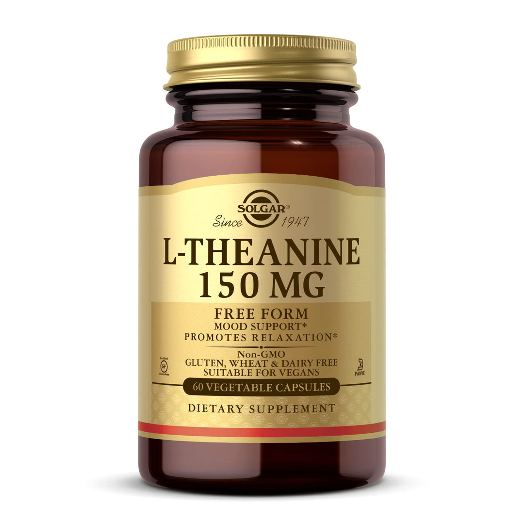 Solgar L-Theanine Capsules, 150 mg, 60 Count