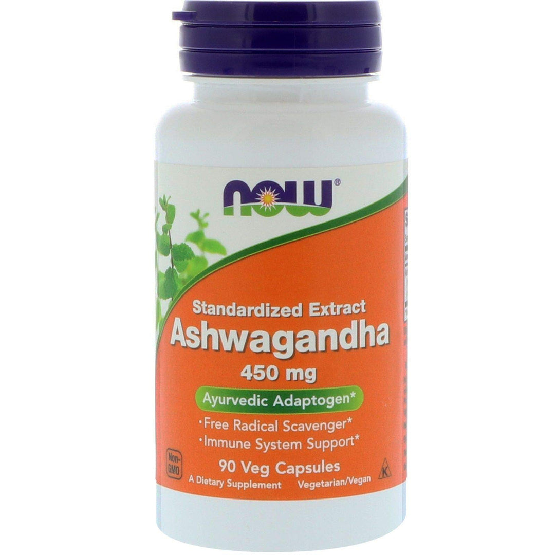 NOW Ashwagandha Extract, 450 mg, 90 Count