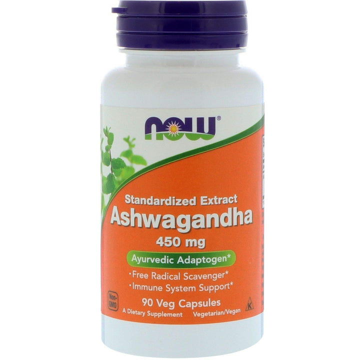 NOW Ashwagandha Extract, 450 mg, 90 Count