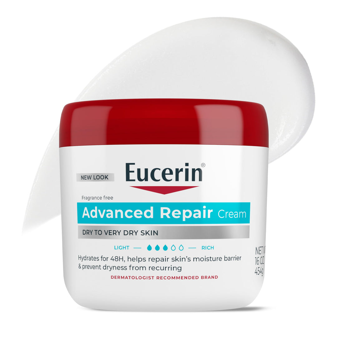 Eucerin Advanced Repair Body Cream, Fragrance Free, 16 oz