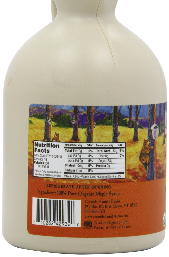 Coombs Family Farms Organic Maple Syrup, Grade A Dark, 32 fl oz